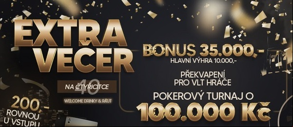 Parádní páteční večer v C40 v Uherském Hradišti nabídne pokerový turnaj a spoustu dárků