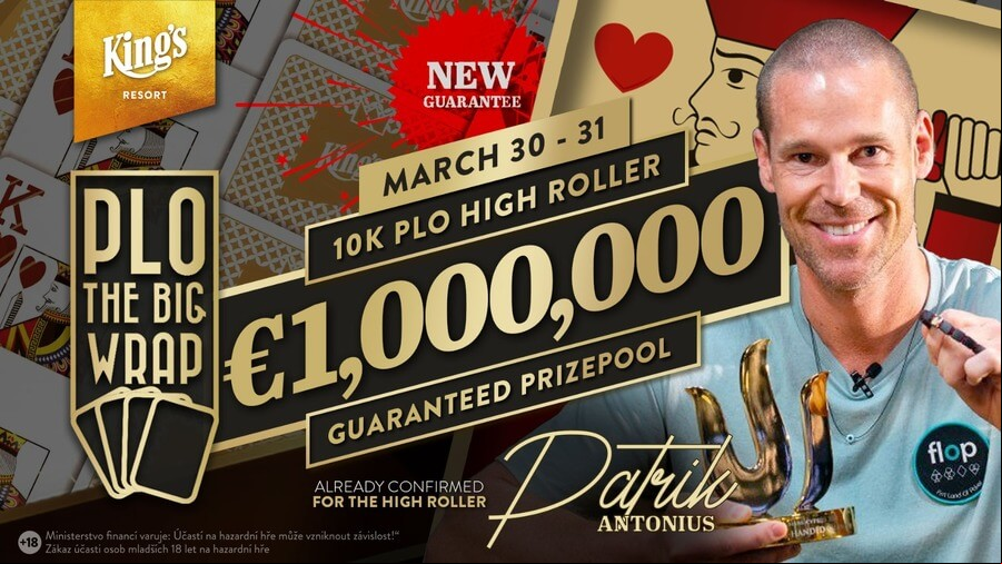 Na festivalu Big Wrap PLO v King's Casinu nebude chybět Patrik Antonius