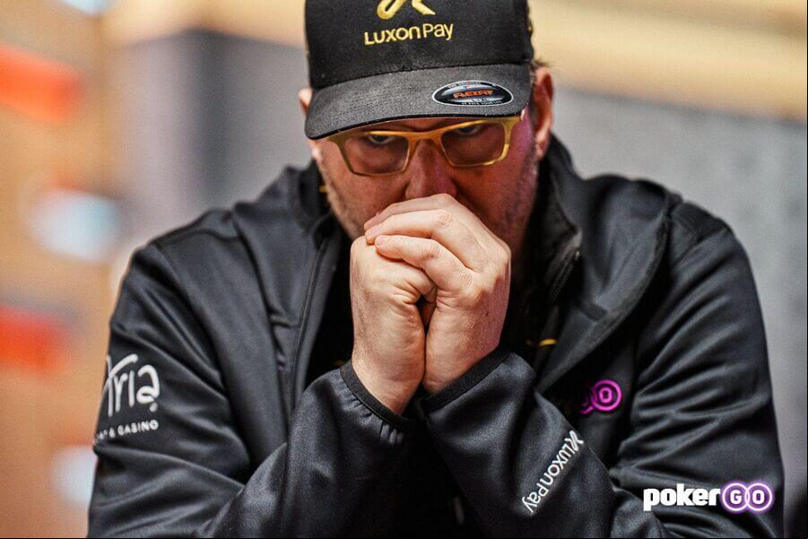 Phil Hellmuth při US Poker Open na PokerGO.com