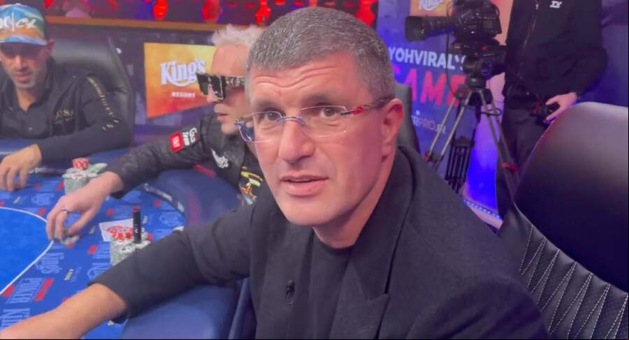 Leon Tsoukernik při cash game v King’s Resortu