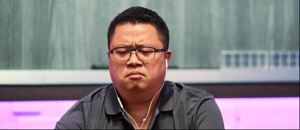 Bin Weng během Poker Masters 2023 na PokerGO.com