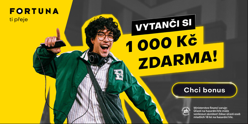 Fortuna Casino nabízí vstupní bonus v hodnotě 1.000 Kč