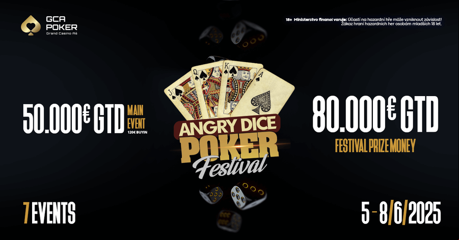 Angry Dice festival garantuje celkem €80.000
